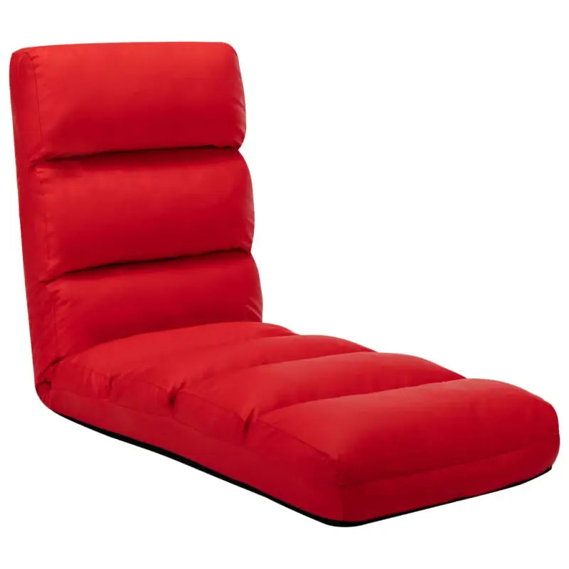 Comfortabele vloerstoel met eenvoudige opslag voor binnen en buiten - Rood / 1 - Chaises longues