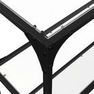 Consoletafel met glazen blad voor stijl en functionaliteit in je kamer - Consoletafels