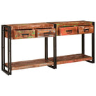Consoletafels met gerecycled hout en metalen frame voor praktische stijl - Consoletafels
