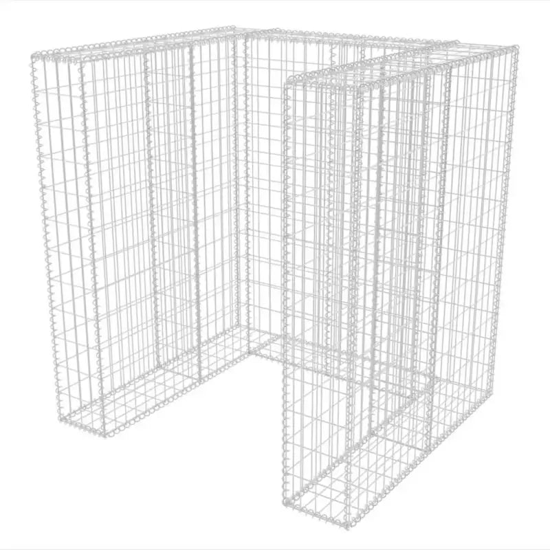 Containerberging met schanskorf ombouw in gegalvaniseerd staal - 110 x 100 x 120 cm / 1 - Containerbergingen