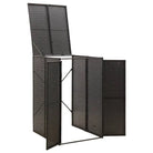 Containerberging van poly rattan voor in de tuin - Containerbergingen