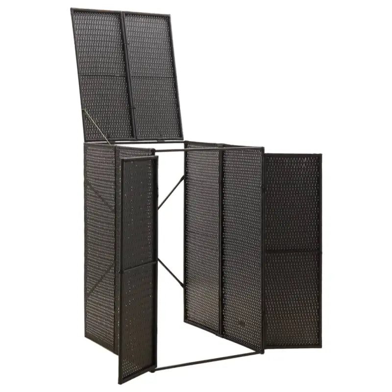 Containerberging van poly rattan voor in de tuin - Containerbergingen