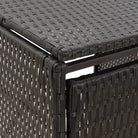 Containerberging van poly rattan voor in de tuin - Containerbergingen