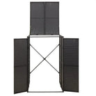Containerberging van poly rattan voor in de tuin - Containerbergingen