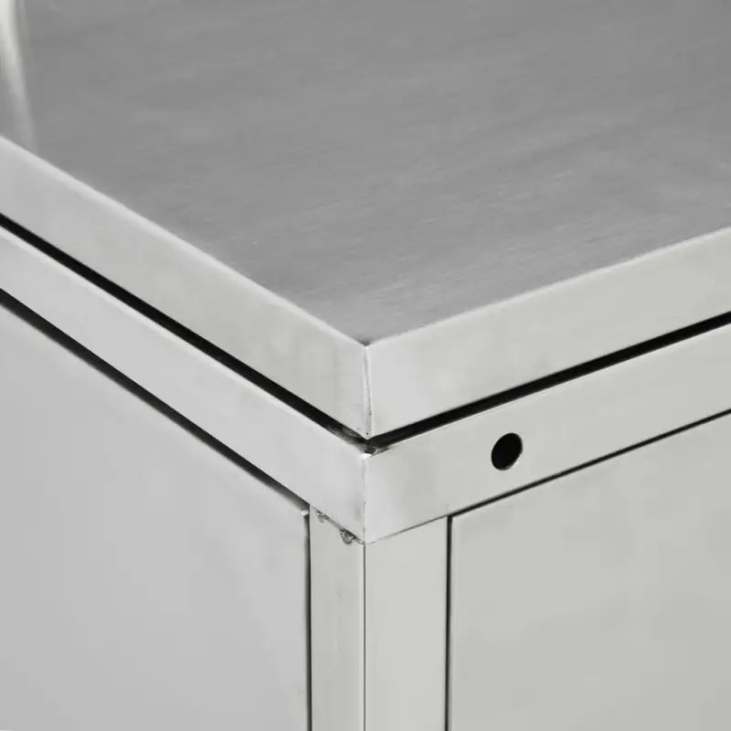 Containerberging voor afvalcontainer met handige ventilatieopeningen in roestvrij staal - Containerbergingen