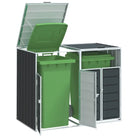 Containerberging voor een nette tuin en discreet vuilnisbakopslag - Antraciet / 2 - Containerbergingen