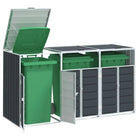 Containerberging voor een nette tuin en discreet vuilnisbakopslag - Antraciet / 3 - Containerbergingen