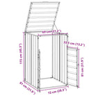Containerberging voor een nette tuin en discreet vuilnisbakopslag - Containerbergingen