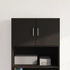 Decoratieve bewerkt hout wandkast voor een stijlvolle interieur toevoeging - Zwart / 1 - Dressoirs & buffetkasten