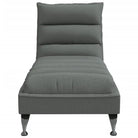 Decoratieve chaise longue met multiplex lattenbodem en duurzame stof - Chaises longues