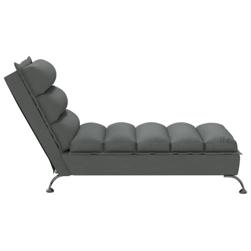 Decoratieve chaise longue met multiplex lattenbodem en duurzame stof - Chaises longues