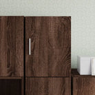 Decoratieve en praktische wandkast van bewerkt hout - bruin eikenkleur / 1 - Dressoirs & buffetkasten