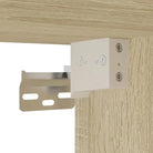 Decoratieve en praktische wandkast van bewerkt hout - Dressoirs & buffetkasten
