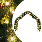 Decoratieve kerstslinger met krachtige LED’s voor feestelijke sfeer - 20 m / 1 / met ballen en LED’s - Decoratie