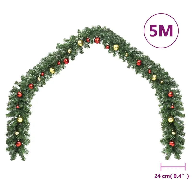 Decoratieve kerstslinger met krachtige LED’s voor feestelijke sfeer - Decoratie voor feestdagen