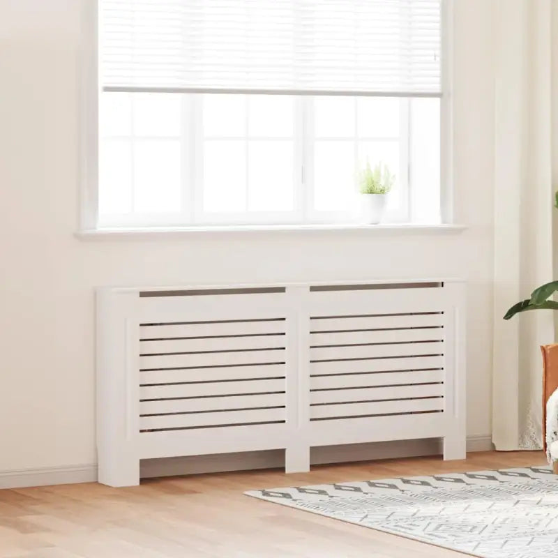 Decoratieve radiatorombouw voor meer ruimte en stijl in je woonkamer - Wit / 172 x 19 x 81.5 cm / 1 - Accessoires