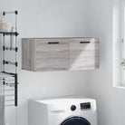 Decoratieve wandkast van bewerkt hout voor binnen en opbergruimte - Grijs sonoma / 80 x 36.5 x 35 cm / 1 - Opbergkasten