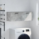 Decoratieve wandkast van bewerkt hout voor binnen en opbergruimte - Betongrijs / 100 x 36.5 x 35 cm / 1 - Opbergkasten