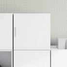 Decoratieve wandkast van bewerkt hout voor een stevige en stijlvolle uitstraling - Wit / 1 - Dressoirs & buffetkasten