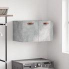 Decoratieve wandkast van bewerkt hout voor in je interieur - Betongrijs / 60 x 36.5 x 35 cm / 1 - Opbergkasten &
