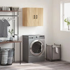 Decoratieve wandkast van bewerkt hout voor praktisch en stijlvol opbergruimte - Sonoma eiken / 1 - Opbergkasten &
