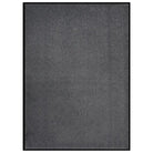 Deurmat met gedraaide heatset en velours oppervlak voor vuilcontrole - Antraciet / 60 x 80 cm / 1 - Deurmatten