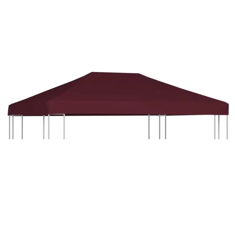 Doek voor Partytent en Prieel Waterbestendig Polyester PVC - Bordeauxrood / 3 x 4 m / 1 - Doeken voor partytenten &