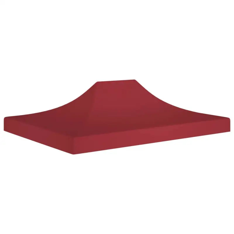 Doeken voor partytenten en prieeltjes met levering bevat de ideale vervanging - Bordeauxrood / 4 x 3 m / 1 - Doeken