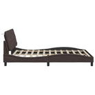 Donkerbruin bedframe met ademend vermogen en comfortabel polyesterstof - Bedden & bedframes