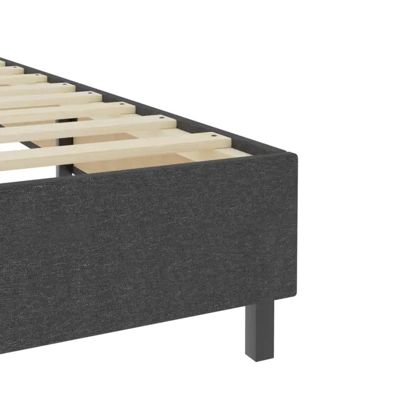 Donkergrijs materiaal bedframe met elegant ontwerp en duurzame constructie - Bedden & bedframes