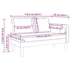 Donkergrijze chaise longue met comfortabel kussen voor ontspanning - Chaises longues
