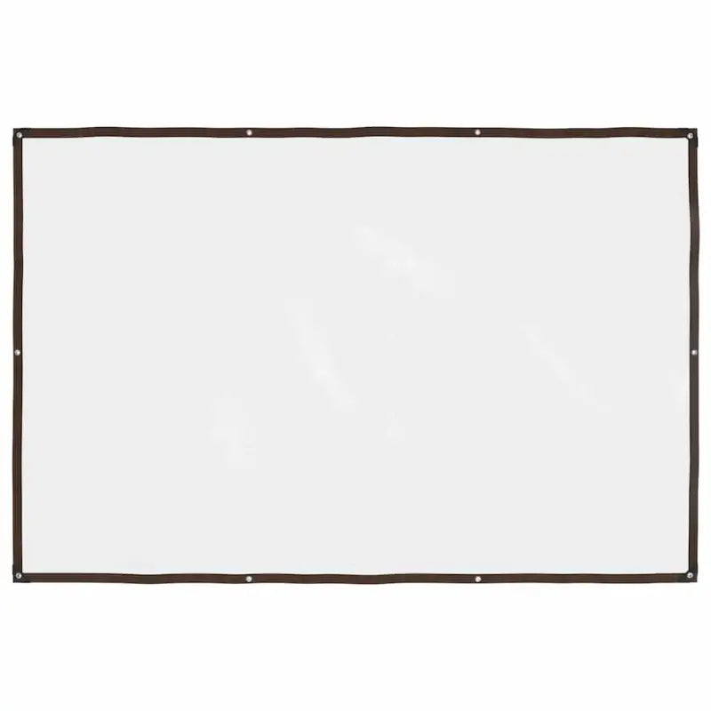 Doorzichtige zeildoek met zwart lint en vier hoeken voor bescherming - 2 x 3 m / 1 - Afdekdoeken