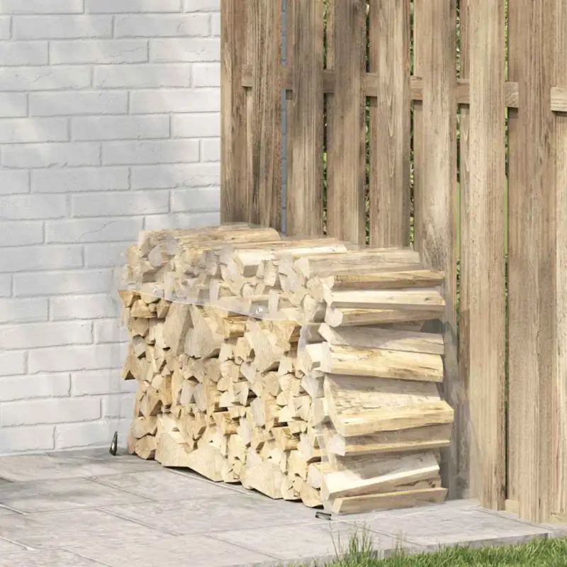 Doorzichtige zeildoek voor buiten en binnen met vier hoeken en nylon touw - 1 x 3 m / 1 - Afdekdoeken