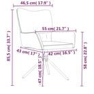Draaibare eetkamerstoelen met elegant en comfortabel ontwerp - Eetkamerstoelen