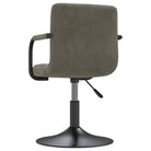 Draaibare Eetkamerstoelen met Fluweel en Stalen Frame - Eetkamerstoelen