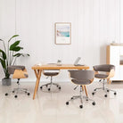 Draaibare Eetkamertafels voor moderne interieurs - Taupe / 4 - Eetkamerstoelen