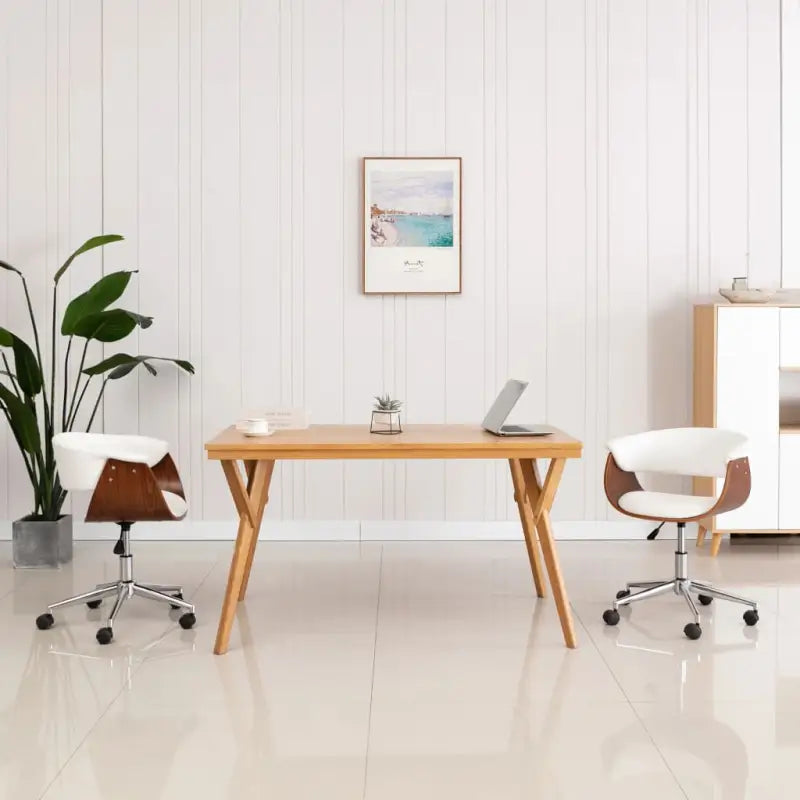 Draaibare Eetkamertafels voor moderne interieurs - Wit / 1 - Eetkamerstoelen