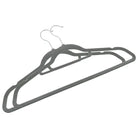 Draaibare haak set van kunststof en metaal met beschermend fluweeloppervlak - Kleerhangers