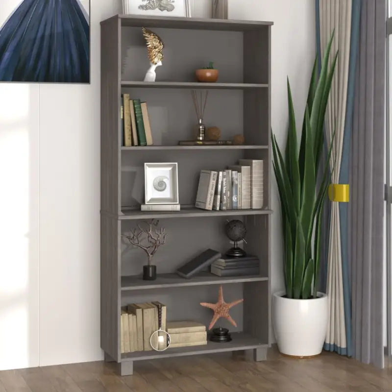 Dressoir in massief grenenhout met aanpasbare afmetingen schap - Lichtgrijs / 2 - Dressoirs & buffetkasten