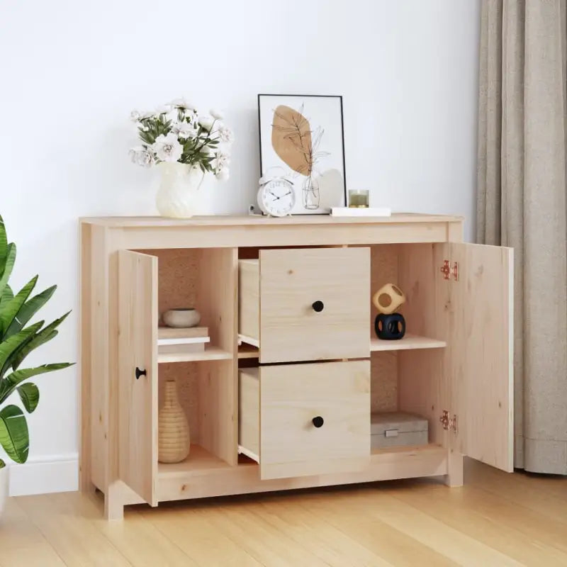 Dressoir in massief grenenhout met minimalistische uitstraling - Dressoirs & buffetkasten