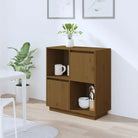 Dressoir in massief grenenhout met trendy ontwerp voor je interieur - Honingbruin / 1 - Dressoirs & buffetkasten