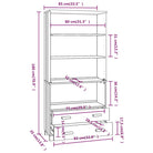 Dressoir in massief grenenhout voor een natuurlijke uitstraling - Dressoirs & buffetkasten