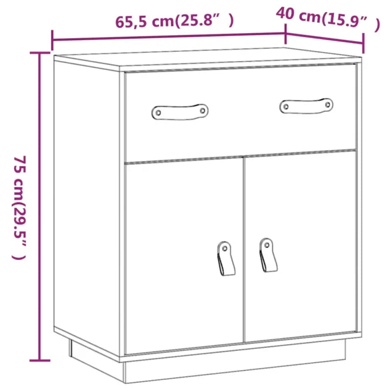 Dressoir in massief grenenhout voor je woonkamer of eethoek - Dressoirs & buffetkasten