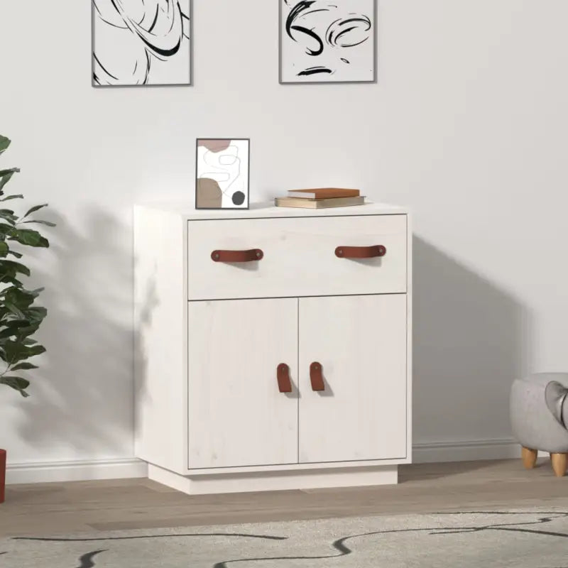 Dressoir in massief grenenhout voor je woonkamer of eethoek - Wit / 1 - Dressoirs & buffetkasten