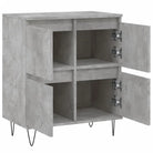 Dressoir met bewerkt hout en ijzeren poten voor een tijdloze uitstraling - Dressoirs & buffetkasten