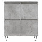 Dressoir met bewerkt hout en ijzeren poten voor een tijdloze uitstraling - Dressoirs & buffetkasten