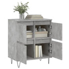 Dressoir met bewerkt hout en ijzeren poten voor een tijdloze uitstraling - Dressoirs & buffetkasten