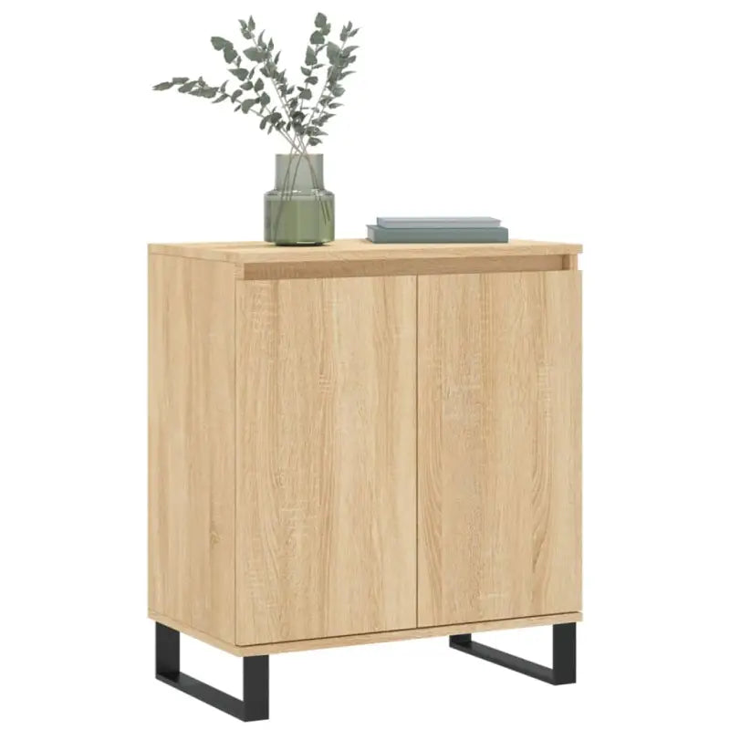 Dressoir met bewerkt hout en ijzeren poten voor een tijdloze look - Dressoirs & buffetkasten