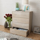 Dressoir met bewerkt hout voor een tijdloze uitstraling - Eiken / 1 - Dressoirs & buffetkasten