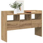 Dressoir met bewerkt hout voor moderne charme en ruime opbergruimte - artisanaal eikenkleurig / 1 - Dressoirs &